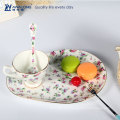 China Tangshan acciones finas de hueso fino de té de china conjunto / Bonechina hueso de bien China tetera y hervidor de agua conjunto